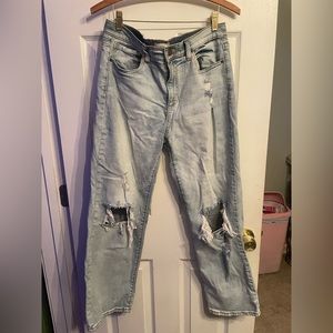 Altar’d State, size 30, light-washed ripped jeans